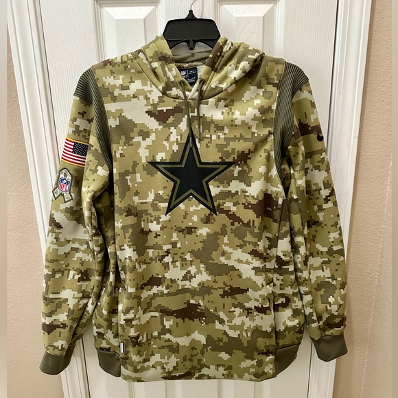 Nike Other - NFL NIKE DALLAS COWBOYS patriotic camo pullover Large